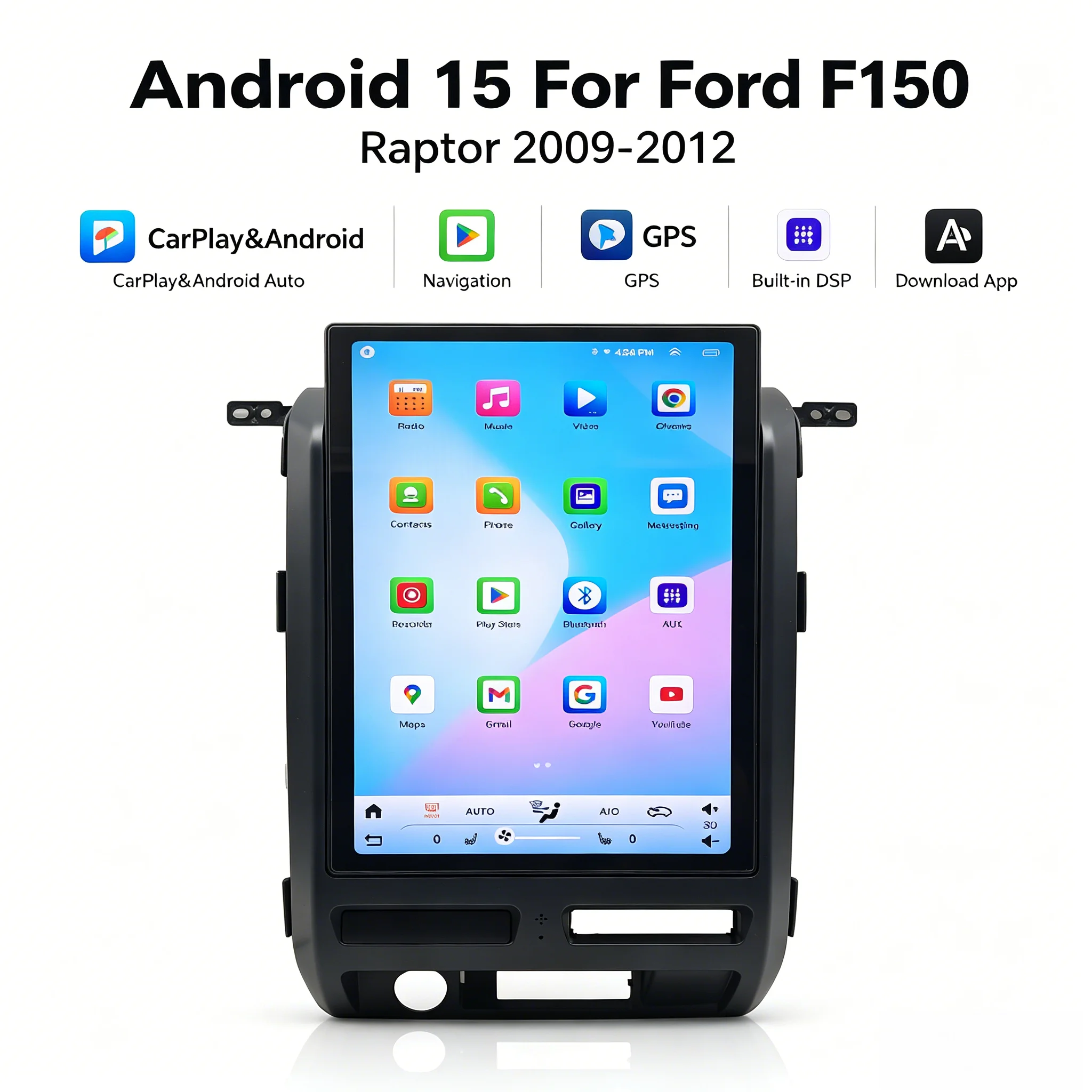 14inch For Ford F150 F-150 Raptor 2009 -2012 Android 15 Multimedia Video Car Radio Screen Player Navigation GPS Auto Unit Manual
14inch For Ford F150 F-150 Raptor 2009 -2012 Android 15 Multimedia Video Car Radio Screen Player Navigation GPS Auto Unit Manual