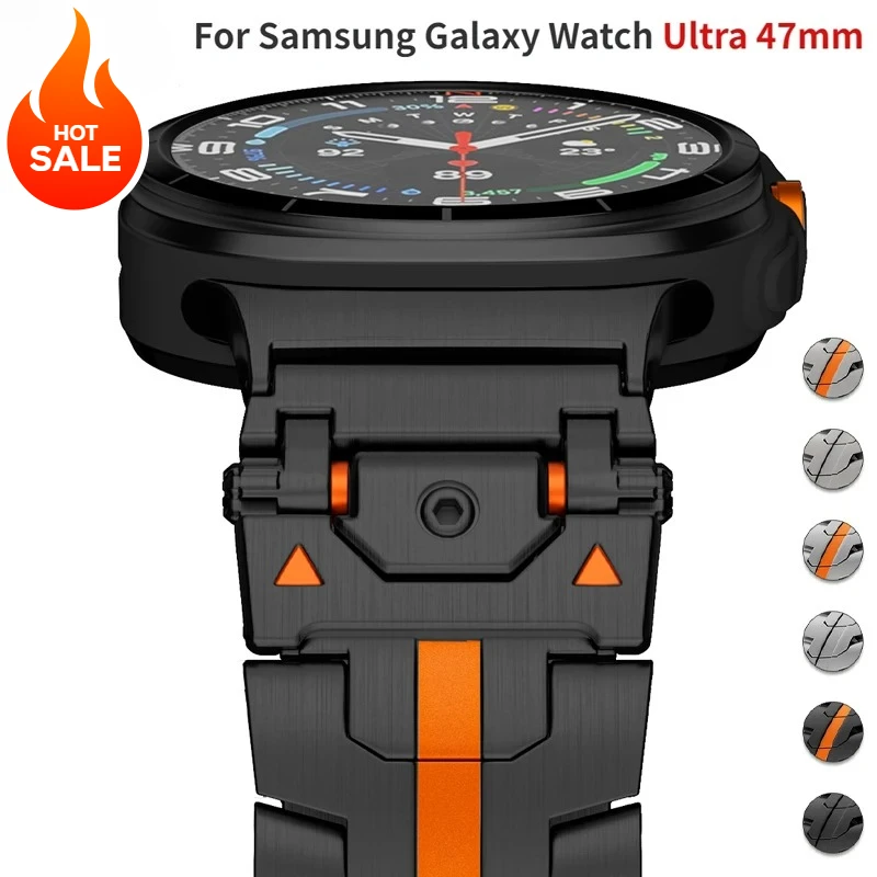 Luxury Stainless Steel Bracelet for Samsung Galaxy Watch Ultra 7 47mm Band Men Strap for Samsung galaxy ultra 7 47MM Replaceable
Luxury Stainless Steel Bracelet for Samsung Galaxy Watch Ultra 7 47mm Band Men Strap for Samsung galaxy ultra 7 47MM Replaceable