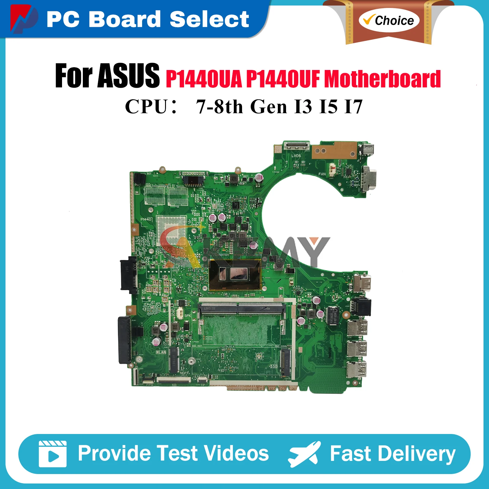 P1440UA Laptop Motherboard For ASUS ProArt P1440U P1440UA P1440UF Notebook Mainboard With I3 I5 I7 CPU 100% tests OK fast ship
P1440UA Laptop Motherboard For ASUS ProArt P1440U P1440UA P1440UF Notebook Mainboard With I3 I5 I7 CPU 100% tests OK fast ship