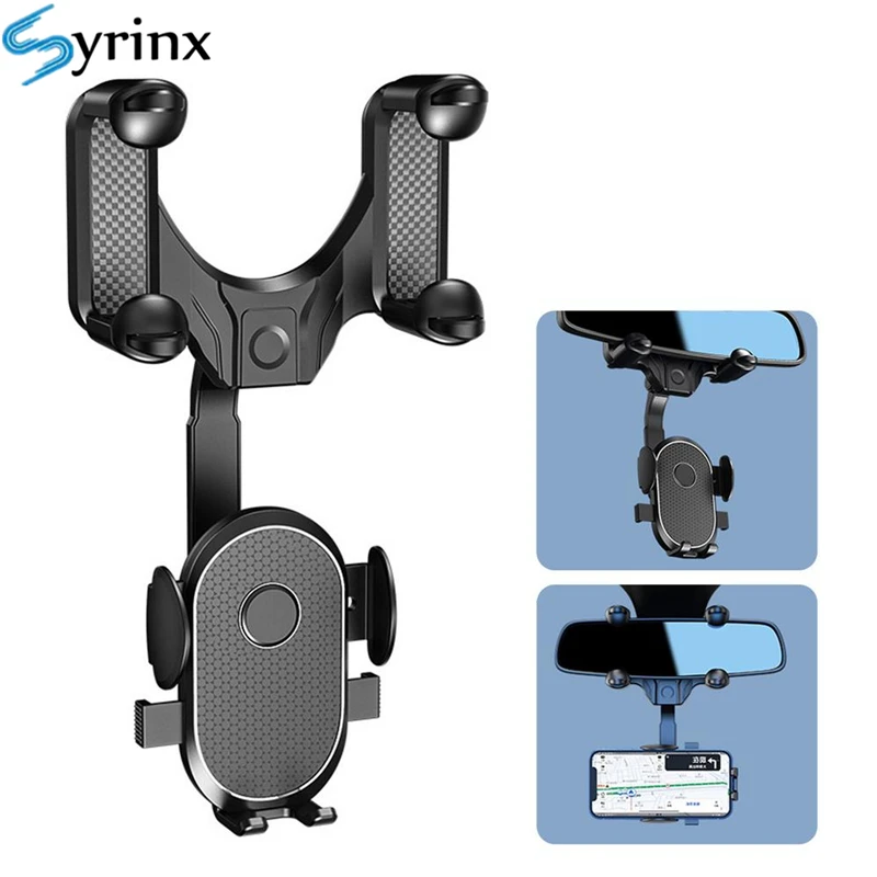 Multi-angle Car Rearview Mirror Phone Holder 360° Rotatable Retractable Car Clip Cell Phone Holder GPS Sipport Phone Mount Stand
Multi-angle Car Rearview Mirror Phone Holder 360° Rotatable Retractable Car Clip Cell Phone Holder GPS Sipport Phone Mount Stand
