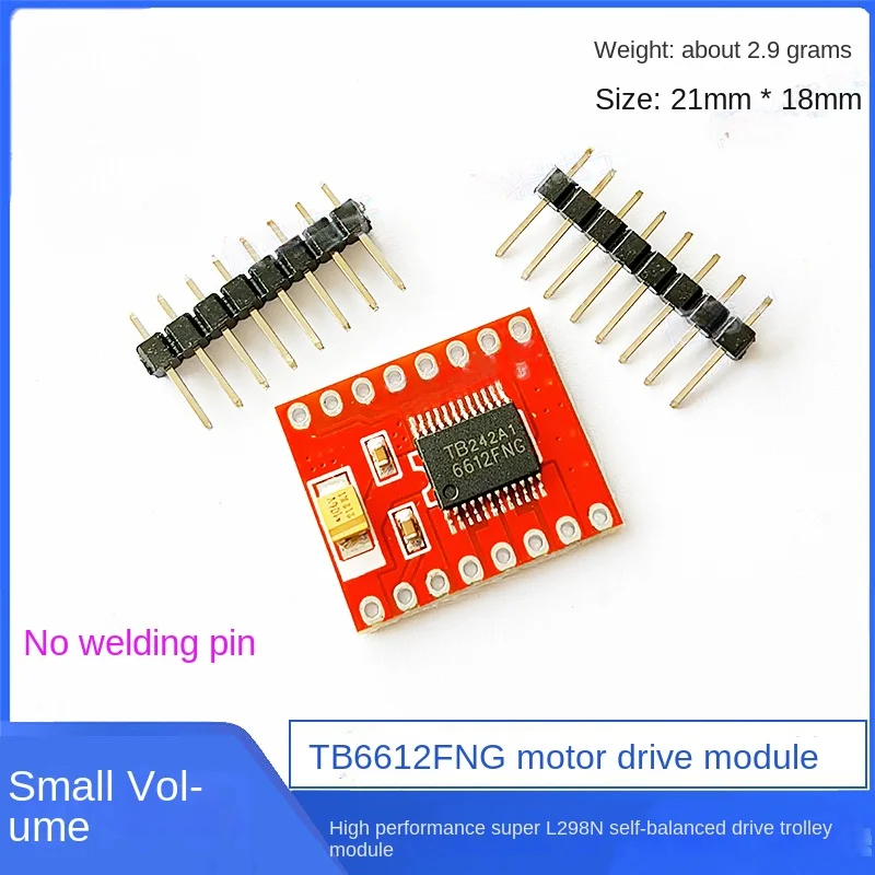 2PCS TB6612FANG DRV8833 motor drive board module, small size, high-performance balance car, super L298N
2PCS TB6612FANG DRV8833 motor drive board module, small size, high-performance balance car, super L298N