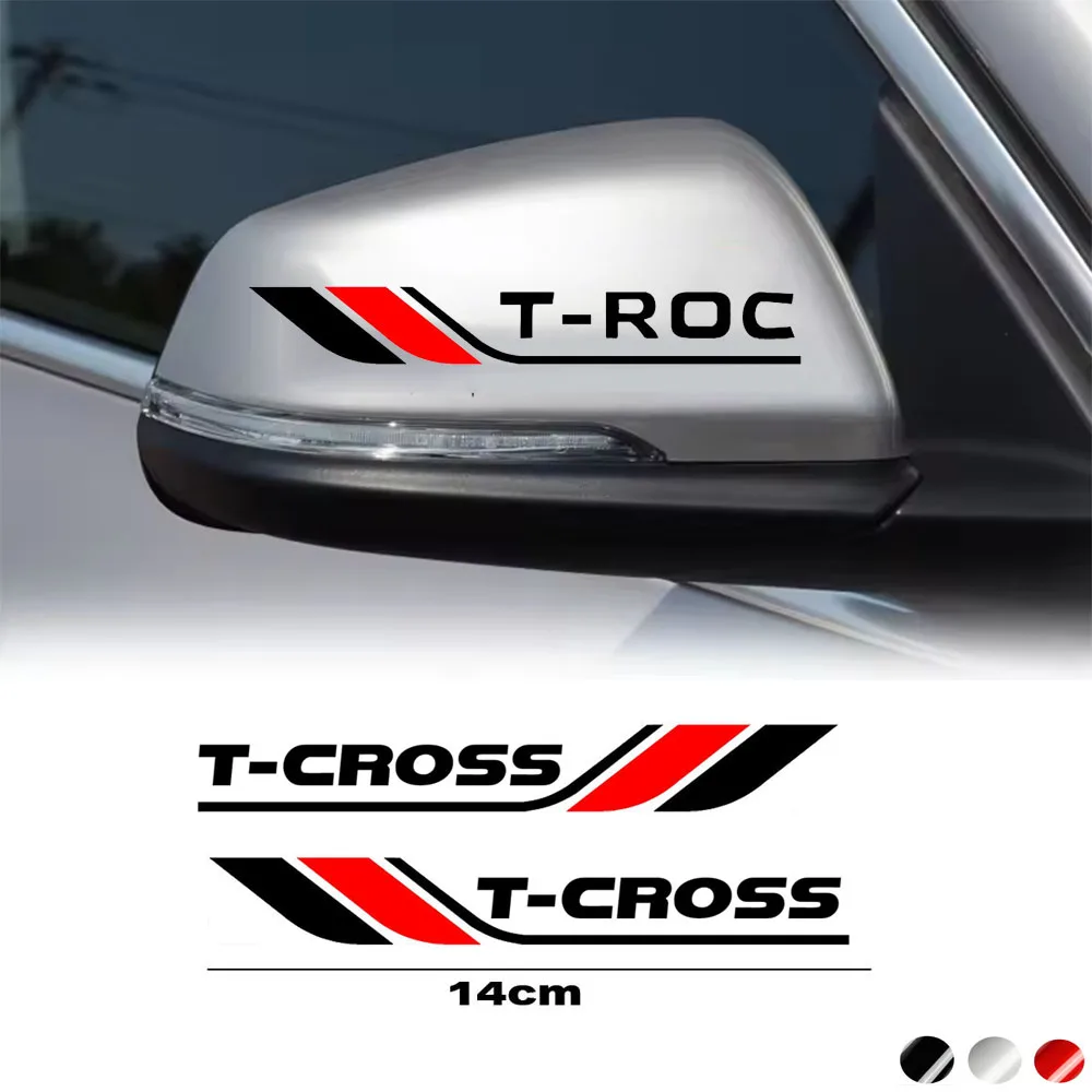 2x Reflective Car Rearview Mirror Sticker For Volkswagen VW T-ROC T-CROSS
2x Reflective Car Rearview Mirror Sticker For Volkswagen VW T-ROC T-CROSS