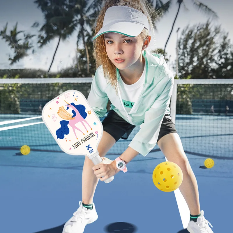 Premium Kids T700 Carbon Fiber Pickleball Paddle Complete Set,Lightweight Paddle Kit for Beginner Training Indoor Outdoor Sports
Premium Kids T700 Carbon Fiber Pickleball Paddle Complete Set,Lightweight Paddle Kit for Beginner Training Indoor Outdoor Sports