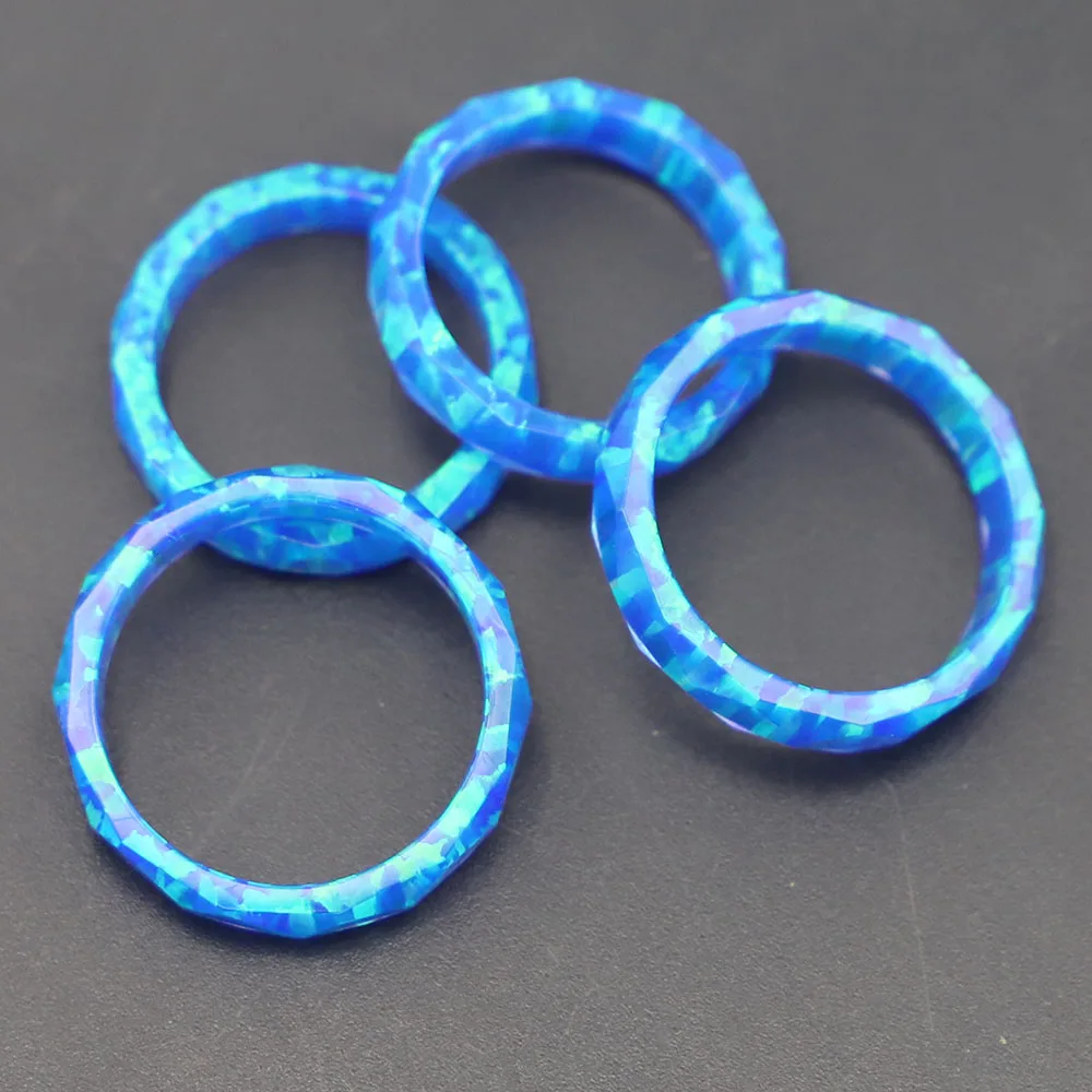New Design Natural Stone Blue Opal Rings Finger Circle Engagement Bands for Fashion Women Men Unisex Jeweler 1pc 4MM Wholesale
New Design Natural Stone Blue Opal Rings Finger Circle Engagement Bands for Fashion Women Men Unisex Jeweler 1pc 4MM Wholesale
