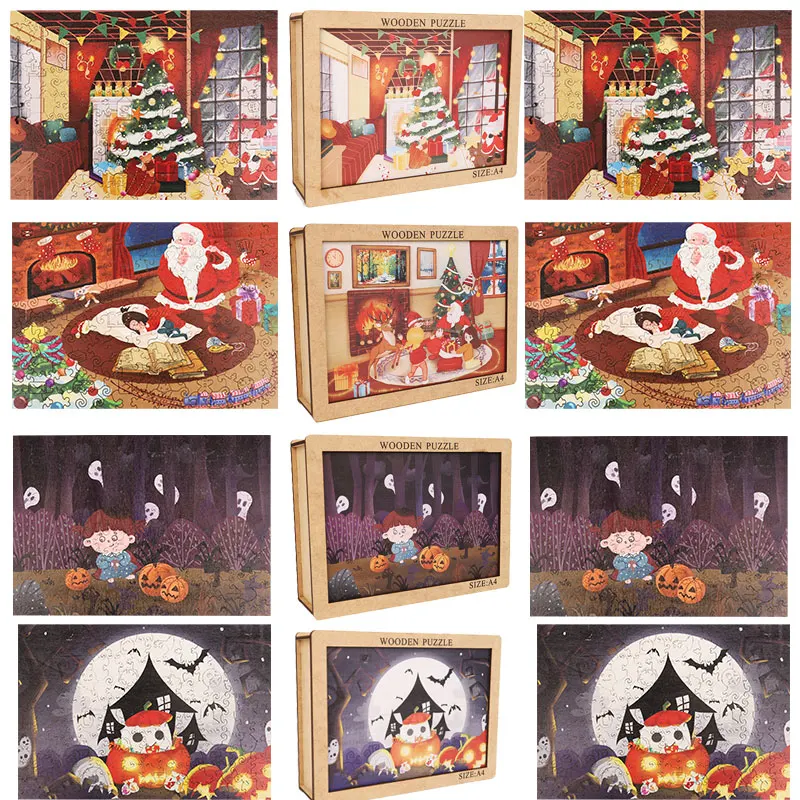 Puzzle For Adults Children Educational Decompression 500 Pieces Wooden Jigsaw Puzzles Kids Christmas Halloween Puzzle Game Toys
Puzzle For Adults Children Educational Decompression 500 Pieces Wooden Jigsaw Puzzles Kids Christmas Halloween Puzzle Game Toys