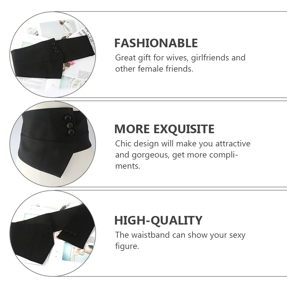 1Pcs Waistband for Women Premium Durable Cloth Button Style Waist Corset Belt Adjustable Chic Waist Accessory for Dresses
1Pcs Waistband for Women Premium Durable Cloth Button Style Waist Corset Belt Adjustable Chic Waist Accessory for Dresses