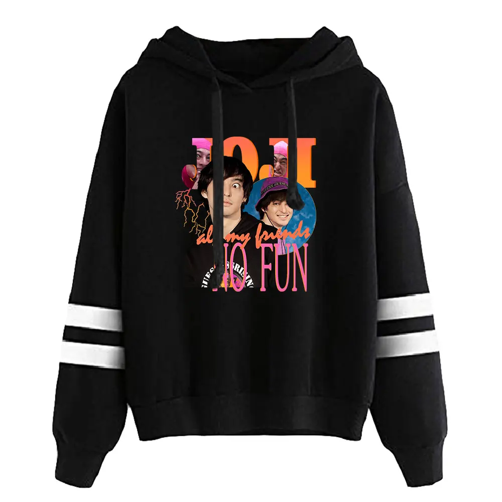 Толстовка Joji Merch Унисекс Без карманов с параллельными полосами и рукавами, мужская и женская толстовка, уличная одежда в стиле Харадзюку, Повседневная стильная одежда
Толстовка Joji Merch Унисекс Без карманов с параллельными полосами и рукавами, мужская и женская толстовка, уличная одежда в стиле Харадзюку, Повседневная стильная одежда