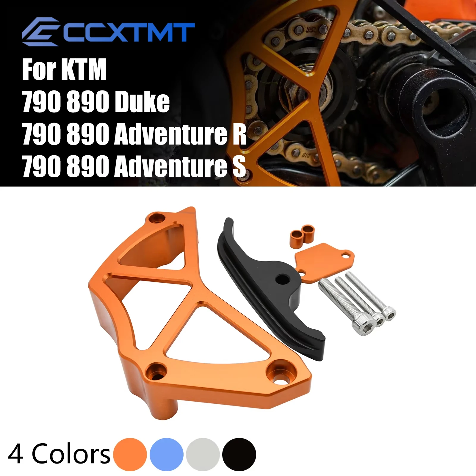 For 790 890 Adventure S R 790 Duke 890 Duke 2019-2023 Motorcycle Front Sprocket Chain Cover Guard Sensor Protective Accessories
For 790 890 Adventure S R 790 Duke 890 Duke 2019-2023 Motorcycle Front Sprocket Chain Cover Guard Sensor Protective Accessories