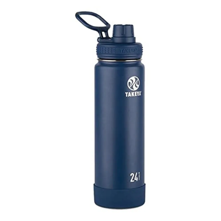 Actives Stainless Steel Water Bottle, Insulated Spout Lid, Keeps Drinks Cold 24 Hrs, Leakproof, Durable, Dishwasher Safe, Ideal
Actives Stainless Steel Water Bottle, Insulated Spout Lid, Keeps Drinks Cold 24 Hrs, Leakproof, Durable, Dishwasher Safe, Ideal