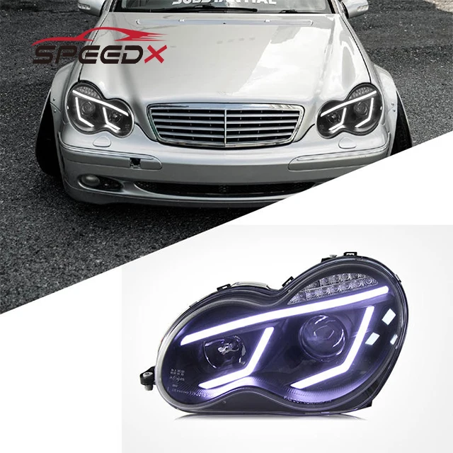 For Mercedes C Class W203 00-06 Headlight Lightning LED Infiniti Daytime Running Light Turn Signal Assembly Compatible 24V
For Mercedes C Class W203 00-06 Headlight Lightning LED Infiniti Daytime Running Light Turn Signal Assembly Compatible 24V