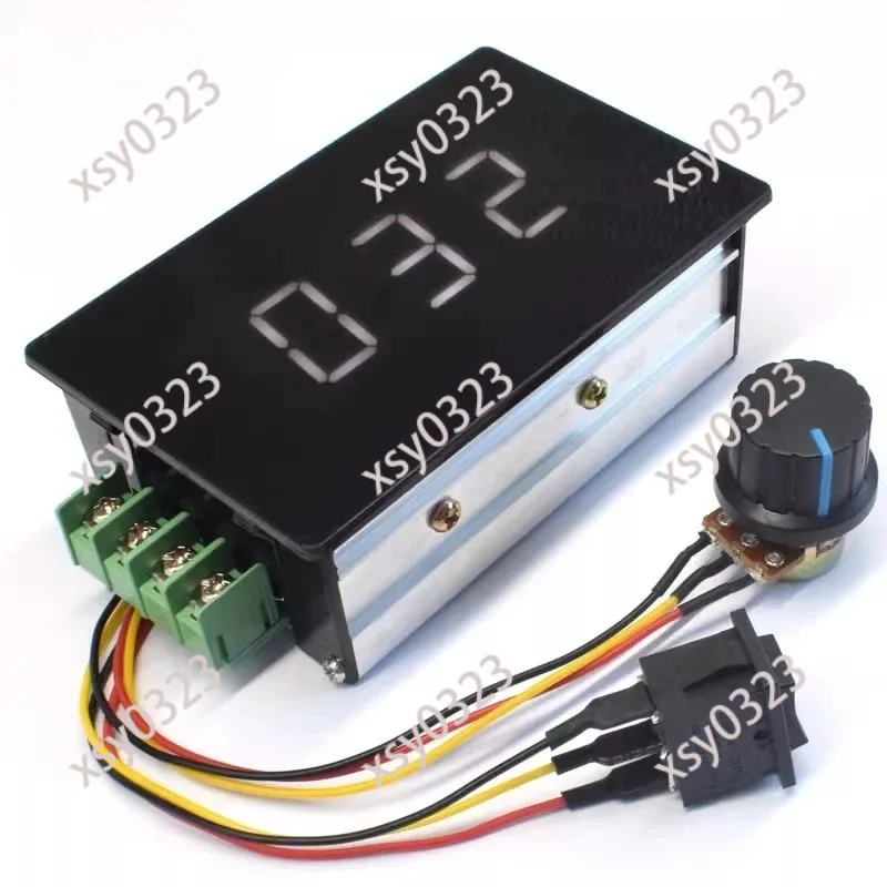 Bidirectional DC Motor Speed Controller, Forward Reverse Control, Digital Tachometer, 12V-60V Adjustable Governor
Bidirectional DC Motor Speed Controller, Forward Reverse Control, Digital Tachometer, 12V-60V Adjustable Governor