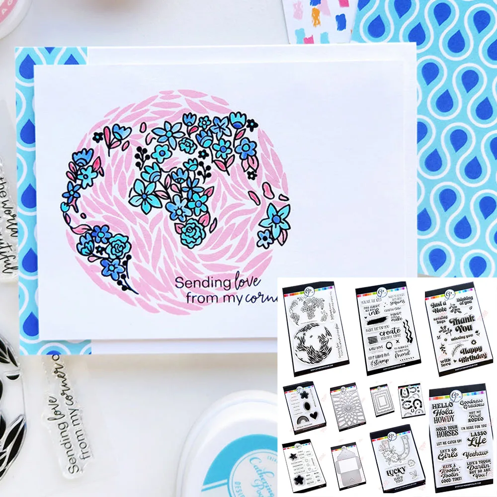 Around the World into Ink Sentiments Stamp Die Stencils DIY Scrapbooking Paper Card Carft Template Mold spring New Dies Stamps
Around the World into Ink Sentiments Stamp Die Stencils DIY Scrapbooking Paper Card Carft Template Mold spring New Dies Stamps