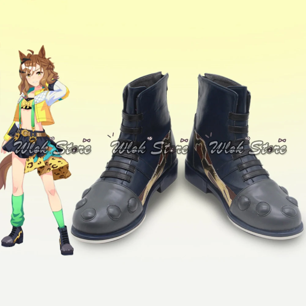 Umamusume Pretty Derby Jungle Pocket Cosplay Shoes Black Leather Boots For Women Men Halloween Carnival Party Role Play Shoes
Umamusume Pretty Derby Jungle Pocket Cosplay Shoes Black Leather Boots For Women Men Halloween Carnival Party Role Play Shoes