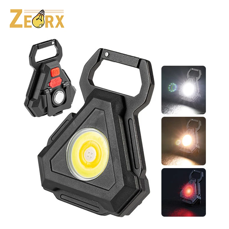 Keychain Flashlight 500 Lumens Portable Bottle Opener 7 Lights Modes USB Charging COB Keychain with Magnet Base for Outdoor
Keychain Flashlight 500 Lumens Portable Bottle Opener 7 Lights Modes USB Charging COB Keychain with Magnet Base for Outdoor