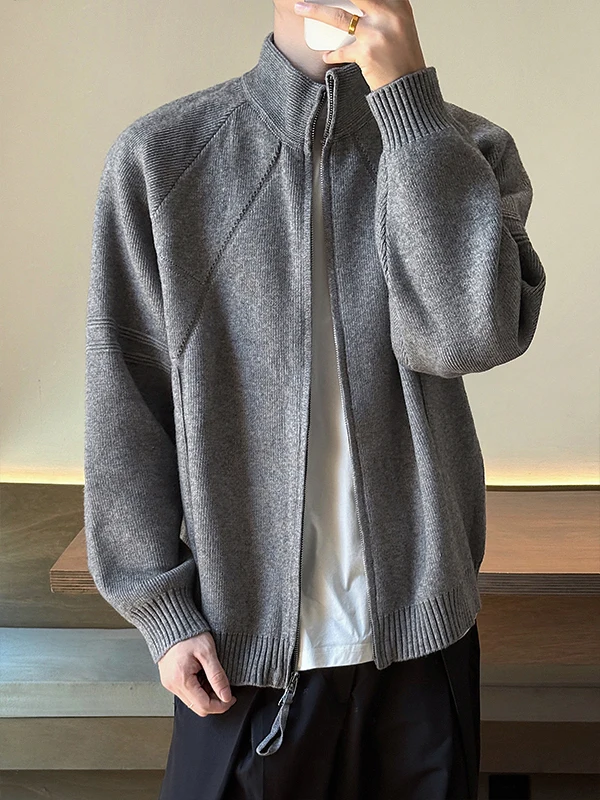 Мужской вязаный кардиган American Sle на молнии, весна-осень, свободный крой, двойная молния, модный свитер-жакет из полиэстера с высоким воротником
Мужской вязаный кардиган American Sle на молнии, весна-осень, свободный крой, двойная молния, модный свитер-жакет из полиэстера с высоким воротником