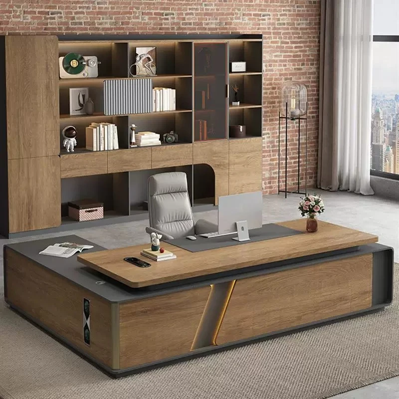 Designer Wood Office Table Aesthetic Luxury Large L Shaped Study Office Desk Specialty Commercial Escritorio Oficina Furniture
Designer Wood Office Table Aesthetic Luxury Large L Shaped Study Office Desk Specialty Commercial Escritorio Oficina Furniture