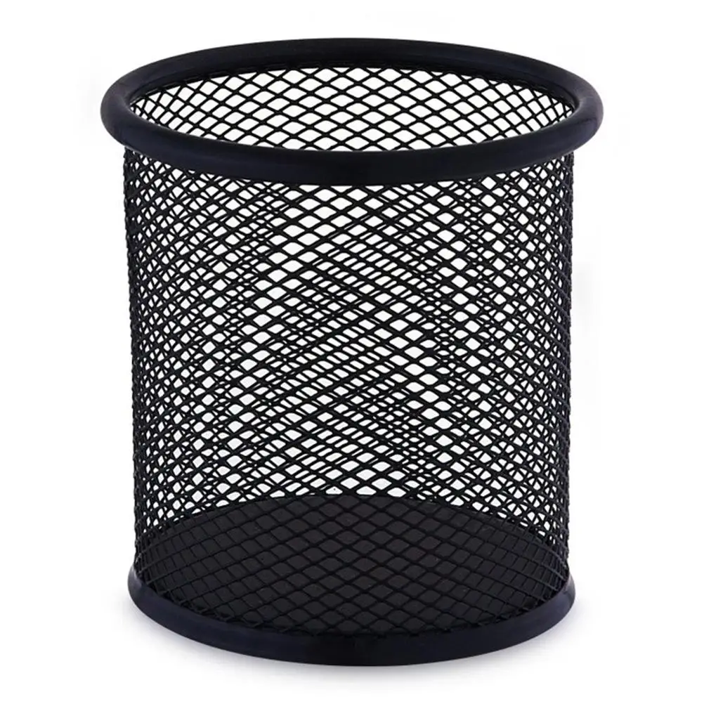 Round Mesh Steel Pencil Holder Desk Organizer 5 Navy Blue Pens Cup Container Child Office Supplies Desktop Accessories
Round Mesh Steel Pencil Holder Desk Organizer 5 Navy Blue Pens Cup Container Child Office Supplies Desktop Accessories