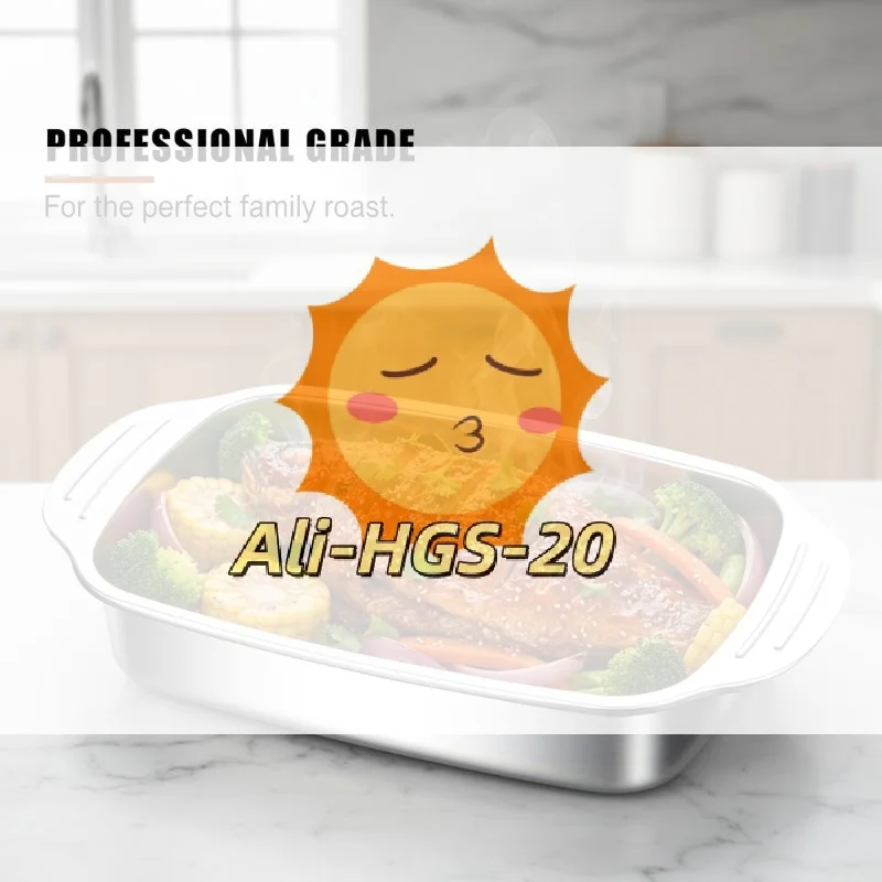 16x9 Inch 2SET Stainless Steel Deep Baking Pan With Lids Kitchen Tray For Fish Pasta Roasting Baking Meal
16x9 Inch 2SET Stainless Steel Deep Baking Pan With Lids Kitchen Tray For Fish Pasta Roasting Baking Meal