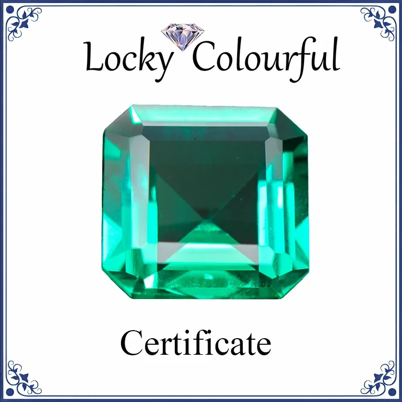 Lab Grown Colombia Emerald Asscher Cut top quality charms for DIY Jewelry Making necklace Materials Selectable AGL Certificate
Lab Grown Colombia Emerald Asscher Cut top quality charms for DIY Jewelry Making necklace Materials Selectable AGL Certificate