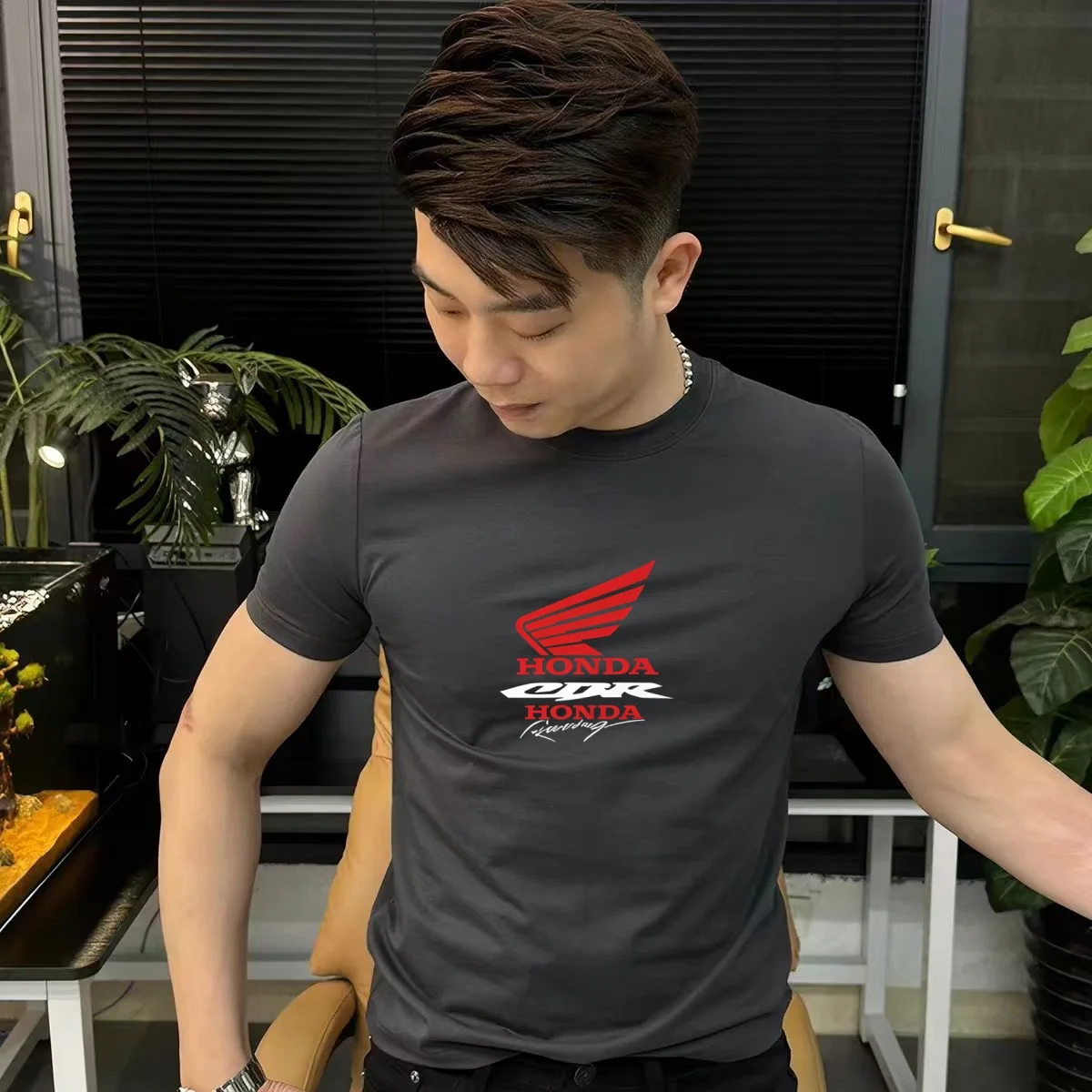 Honda Classic Wing Logo T-Shirt Short Sleeved Unisex Racing Fans, Motorcycle Culture Enthusiasts Preferred Trendy Brand
Honda Classic Wing Logo T-Shirt Short Sleeved Unisex Racing Fans, Motorcycle Culture Enthusiasts Preferred Trendy Brand