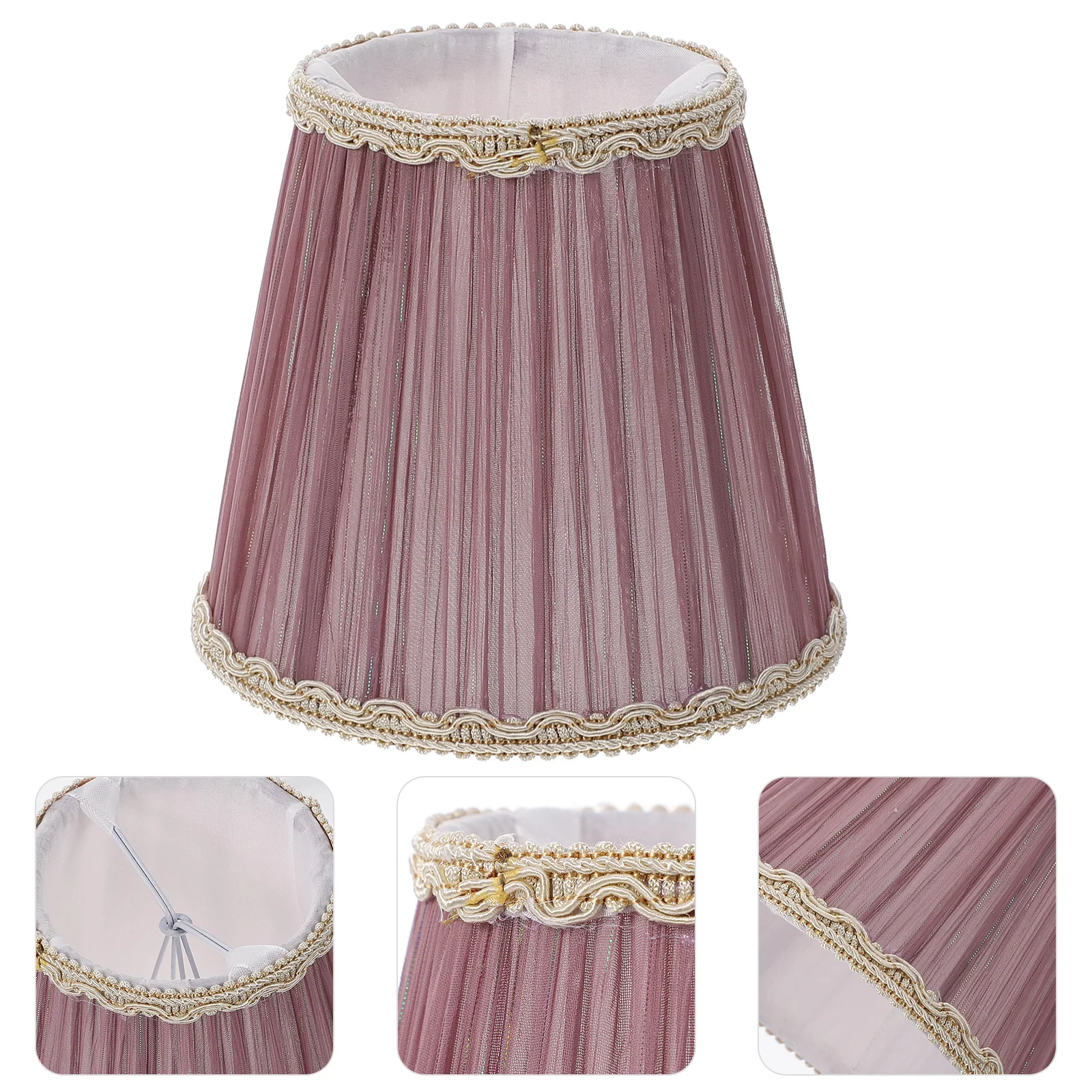 Clip Bulb Lampshade Purple Fabric Durable Cover Hanging Chandelier Lamp Accessory Bedroom Living Room Decorative Warm Atmosphere
Clip Bulb Lampshade Purple Fabric Durable Cover Hanging Chandelier Lamp Accessory Bedroom Living Room Decorative Warm Atmosphere