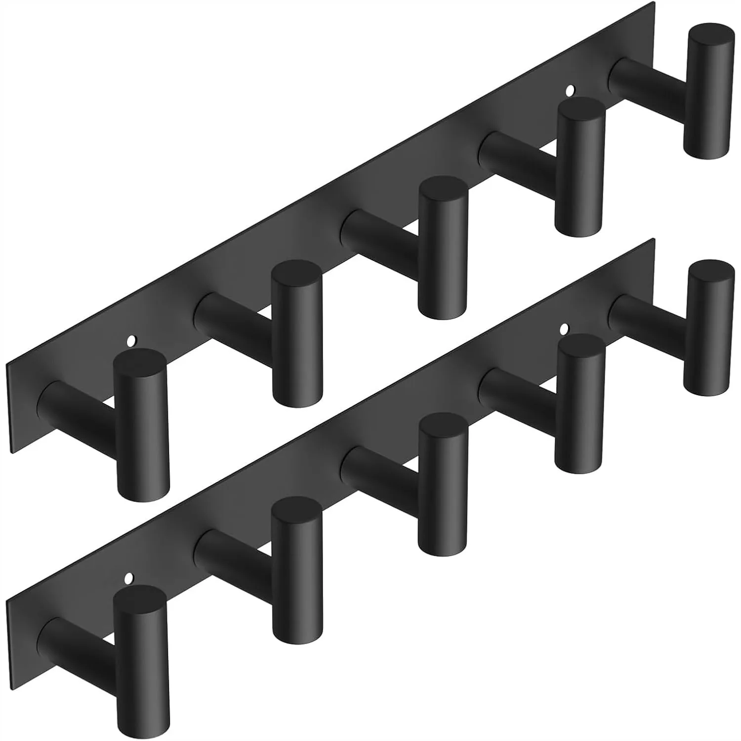 2 Pack Wall Mount Coat Rack With 5 Hooks For Hats Towels Bags Keys Bathroom Entryway Organizer
2 Pack Wall Mount Coat Rack With 5 Hooks For Hats Towels Bags Keys Bathroom Entryway Organizer
