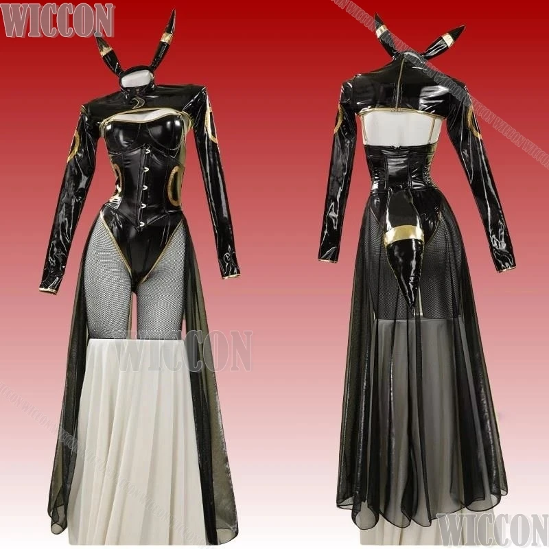 Anime Umbreon Bunny Cosplay Costume Women Kawaii Sexy Leather Bodysuit Socks Hairband Suit Little bee Jumpsuit Halloween Clothes
Anime Umbreon Bunny Cosplay Costume Women Kawaii Sexy Leather Bodysuit Socks Hairband Suit Little bee Jumpsuit Halloween Clothes