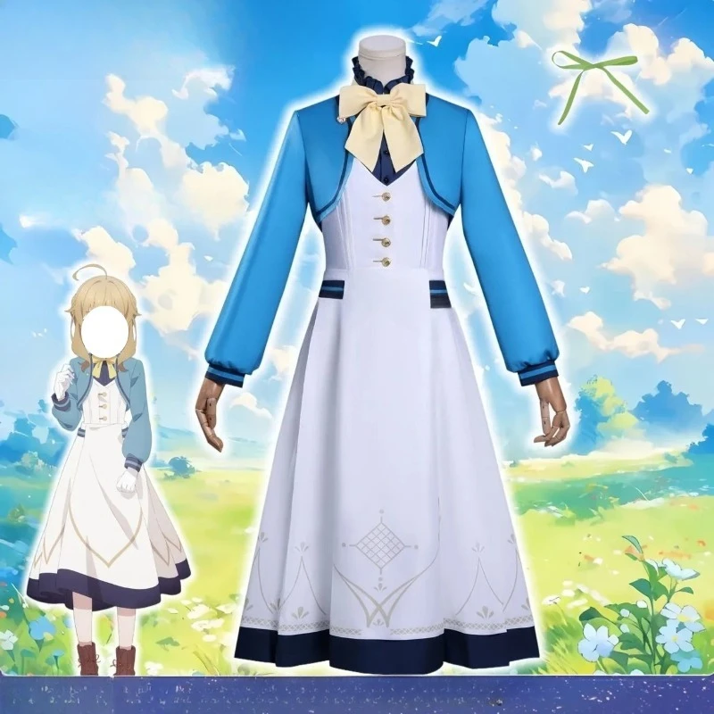 Anime Silent Wizard Cosplay Monica Costume Long Dress Blue Coat Witch Cos Full Set Role Play Outfit for Women Theme Party 
Anime Silent Wizard Cosplay Monica Costume Long Dress Blue Coat Witch Cos Full Set Role Play Outfit for Women Theme Party