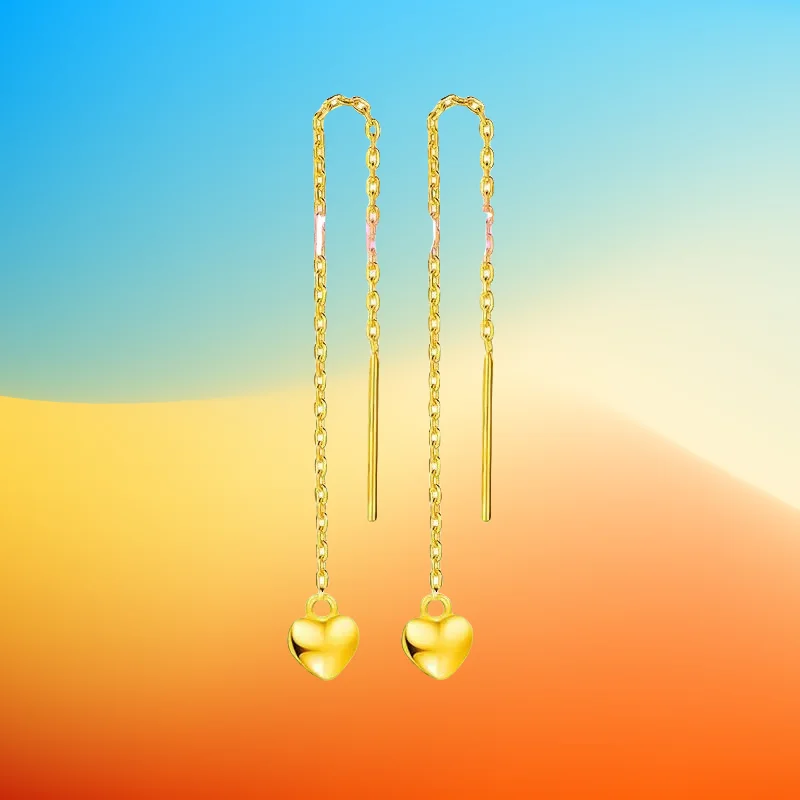 Gift 2025 2025AU750 gold 18K earrings with ear line for women, fashionable and high-end tassel earrings, give your girlfriend
Gift 2025 2025AU750 gold 18K earrings with ear line for women, fashionable and high-end tassel earrings, give your girlfriend