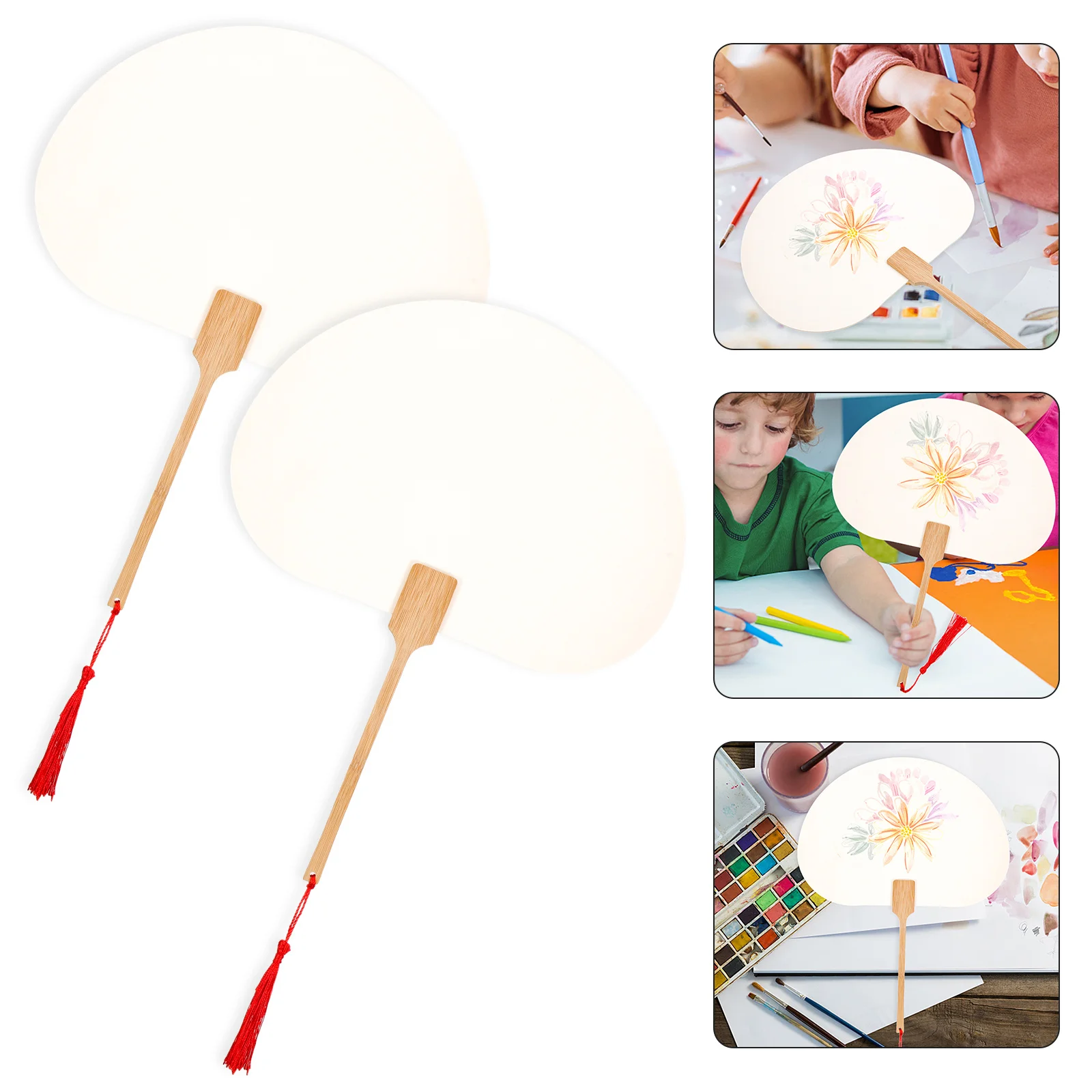 2Pcs Thicken Blank Fans DIY Graffiti Hand Fan Painting Craft Kit for Children Adults Decorative Fan Home Wedding Decoration
2Pcs Thicken Blank Fans DIY Graffiti Hand Fan Painting Craft Kit for Children Adults Decorative Fan Home Wedding Decoration