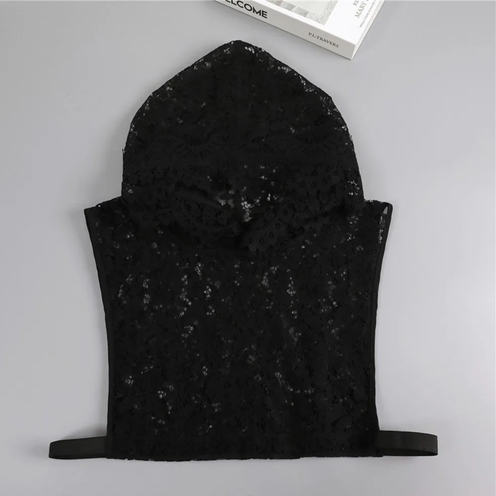 With Cap Fake Lace Floral Collar Gauzy Short Sleeve Mesh Base Layer Top White Black Detachable False Collar
With Cap Fake Lace Floral Collar Gauzy Short Sleeve Mesh Base Layer Top White Black Detachable False Collar