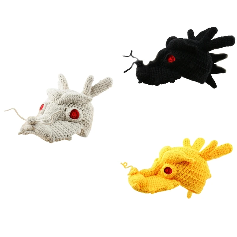 Handmade Knit Dragon Head Hat Carnival Christmas Hat for Adult Teens Dropship
Handmade Knit Dragon Head Hat Carnival Christmas Hat for Adult Teens Dropship