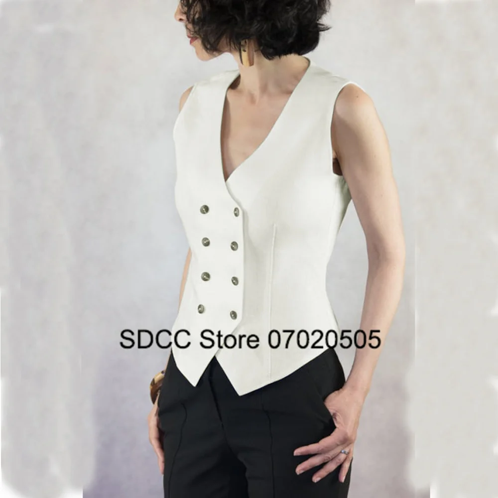 Women's Suit Vest Double Breasted Single Breasted Sleeveless Jacket Business Casual Commuting Short Sets Foo Traf 2023 Woman Eam
Women's Suit Vest Double Breasted Single Breasted Sleeveless Jacket Business Casual Commuting Short Sets Foo Traf 2023 Woman Eam