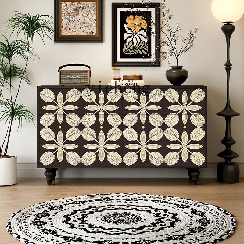 QZT Six-Drawer Chest of Drawers Multi-Functional Storage Sideboard Cabinet Living Room Wall-Mounted Storage Cabinet Organizer
QZT Six-Drawer Chest of Drawers Multi-Functional Storage Sideboard Cabinet Living Room Wall-Mounted Storage Cabinet Organizer