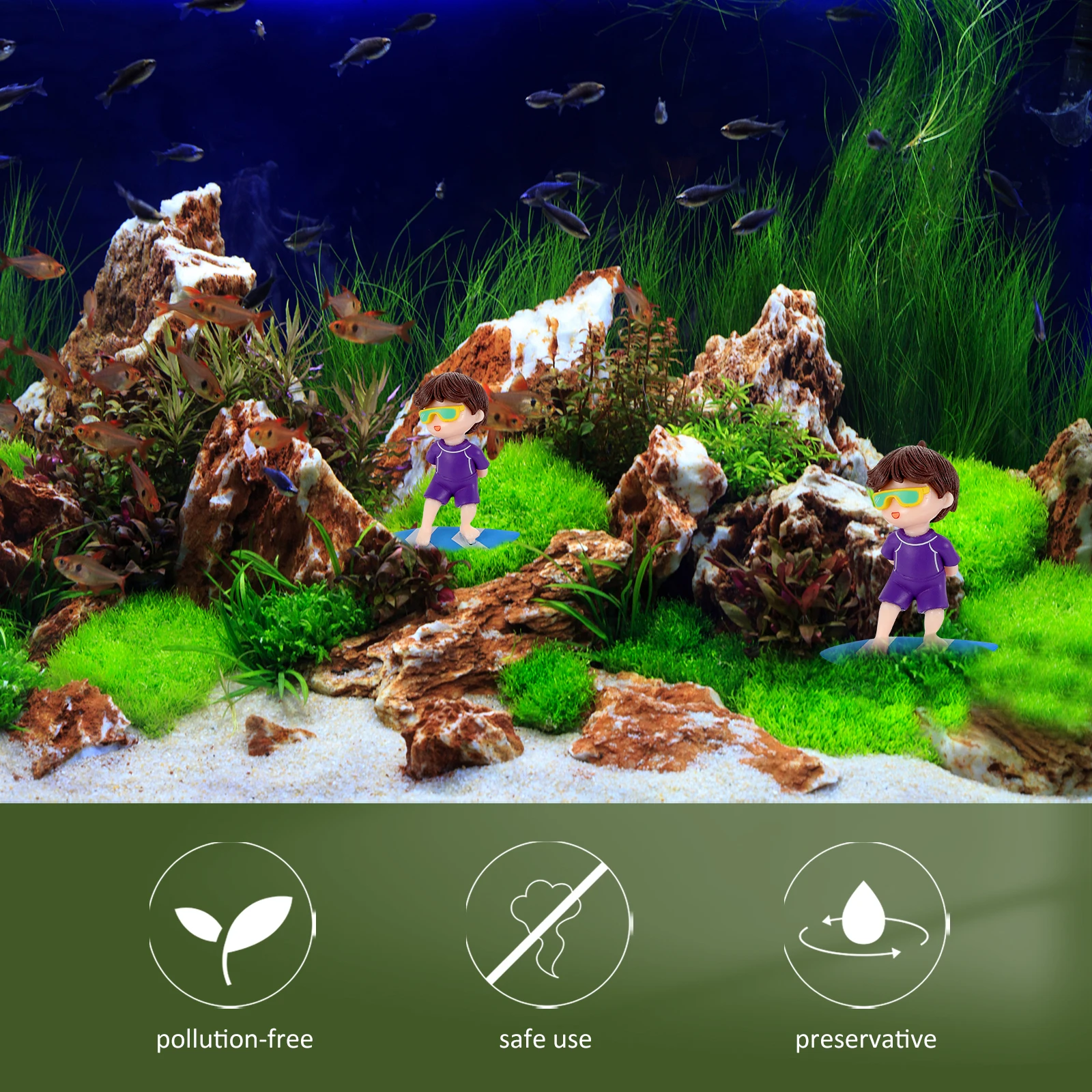 Fish Tank Floating Decoration Cartoon Surfing Boy Aquarium Accessories Pollution Free Fade Resistant Water Flow Monitor Decor 
Fish Tank Floating Decoration Cartoon Surfing Boy Aquarium Accessories Pollution Free Fade Resistant Water Flow Monitor Decor