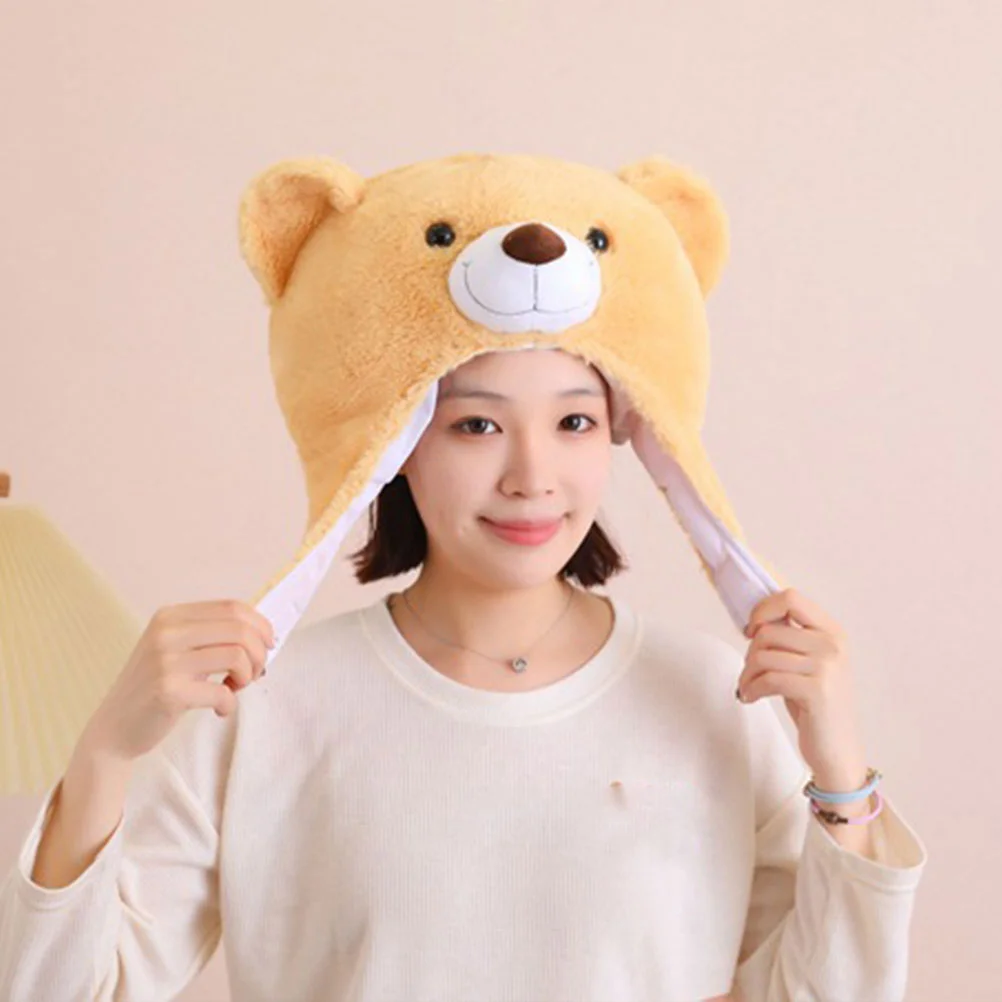 Stuffed Bear Hat Cap Novelty Funny Headgear Hats Animal Costume Party Cartoon The
Stuffed Bear Hat Cap Novelty Funny Headgear Hats Animal Costume Party Cartoon The