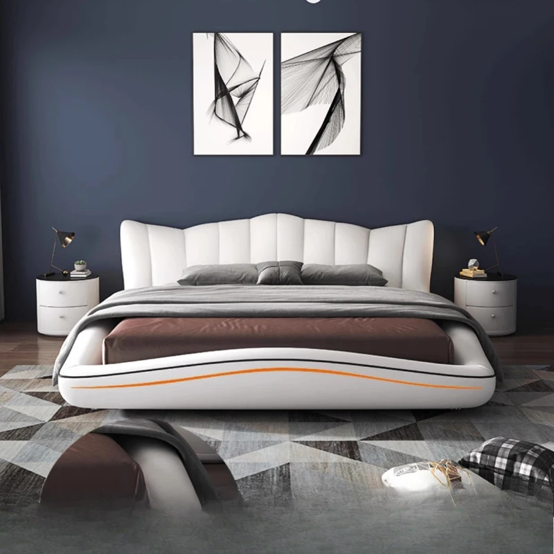 Design Luxury Bed Minimalist Aesthetics Comfortable Beds Fashionable Soft Wedding Beauty Modern Wood Muebles Home Furniture
Design Luxury Bed Minimalist Aesthetics Comfortable Beds Fashionable Soft Wedding Beauty Modern Wood Muebles Home Furniture