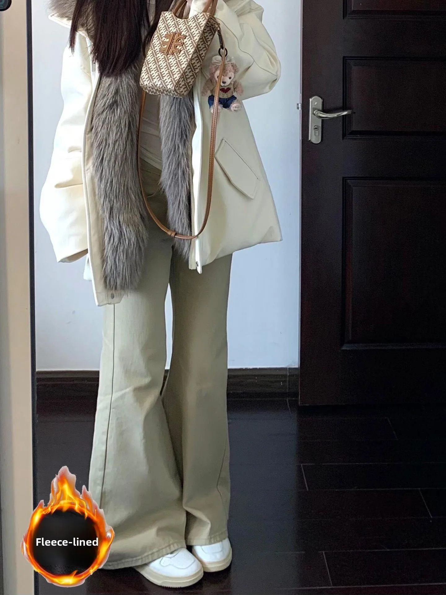 Джинсовые брюки Thiened на подкладке цвета хаки. Женские свободные винтажные широкие брюки. Осень-зима. Новые теплые брюки с высокой талией.
Джинсовые брюки Thiened на подкладке цвета хаки. Женские свободные винтажные широкие брюки. Осень-зима. Новые теплые брюки с высокой талией.