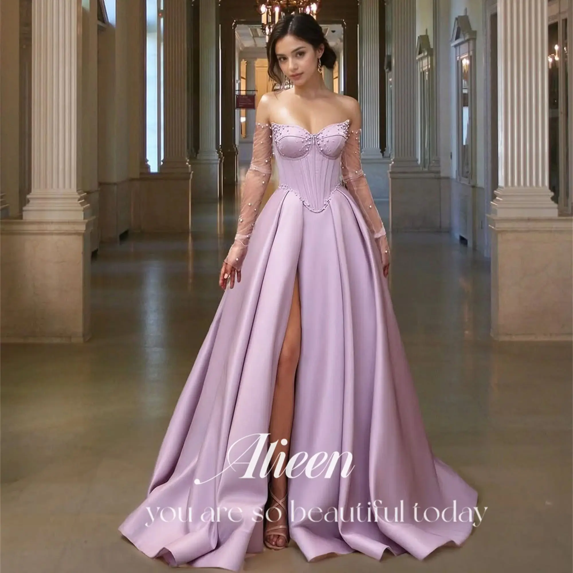 Aileen Sweetheart Saudi Women's Evening Dresses for Special Occasions Wedding Party Dress Pink Customized Satin Nail Beads Prom
Aileen Sweetheart Saudi Women's Evening Dresses for Special Occasions Wedding Party Dress Pink Customized Satin Nail Beads Prom