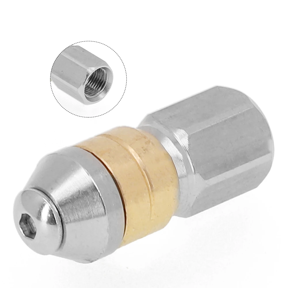 Quick and Easy Installation 1/8 Inch IG Rotating Pipe Cleaning Nozzle Efficient and Eco Friendly Drain Cleaning
Quick and Easy Installation 1/8 Inch IG Rotating Pipe Cleaning Nozzle Efficient and Eco Friendly Drain Cleaning