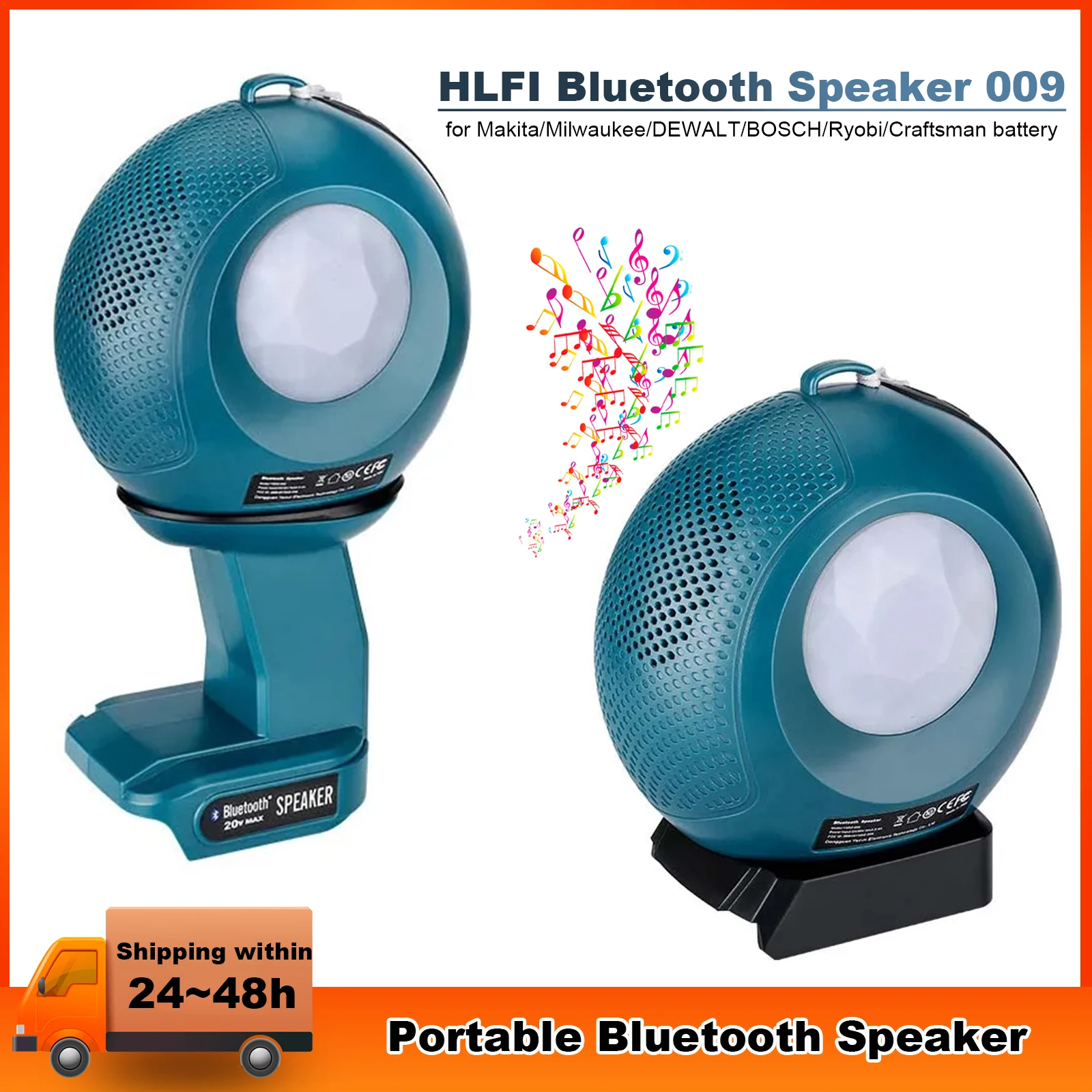 NEW Upgrade Bluetooth Speaker For Dewalt/Makita/Bosch/Milwaukee/Ryobi/ 18V Li-ion Battery Portable Player Loudspeaker Amplifier
NEW Upgrade Bluetooth Speaker For Dewalt/Makita/Bosch/Milwaukee/Ryobi/ 18V Li-ion Battery Portable Player Loudspeaker Amplifier