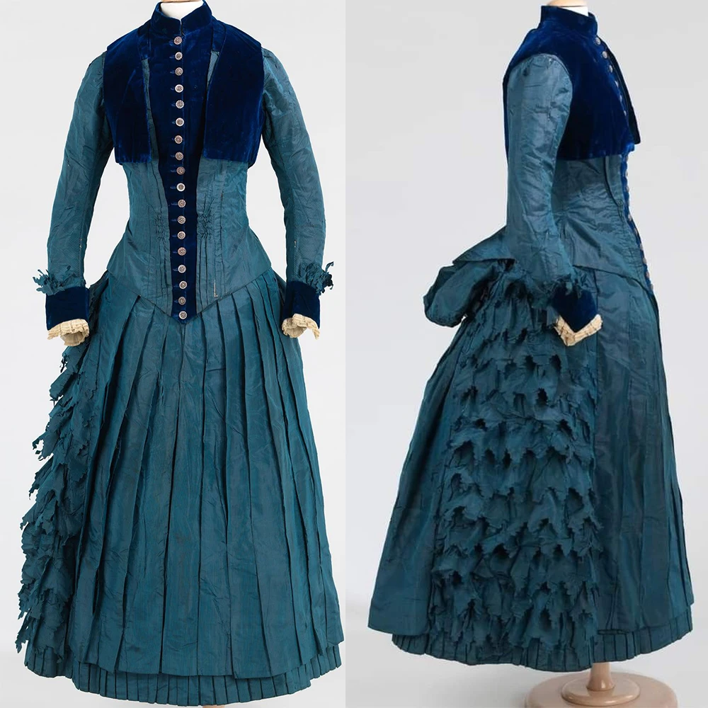1880s Queen Visiting Costume Victorian Renaissance Royal Business Party Ball Gown Edwardian Duchess Tea Party Bustle Dress
1880s Queen Visiting Costume Victorian Renaissance Royal Business Party Ball Gown Edwardian Duchess Tea Party Bustle Dress