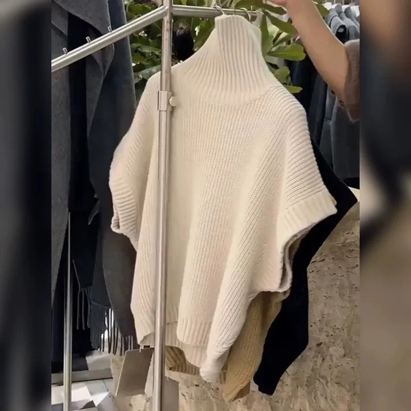 Новый повседневный вязаный пуловер, свитер, женская водолазка с рукавами «летучая мышь», свободная майка, однотонный трикотаж, весна-осень
Новый повседневный вязаный пуловер, свитер, женская водолазка с рукавами «летучая мышь», свободная майка, однотонный трикотаж, весна-осень