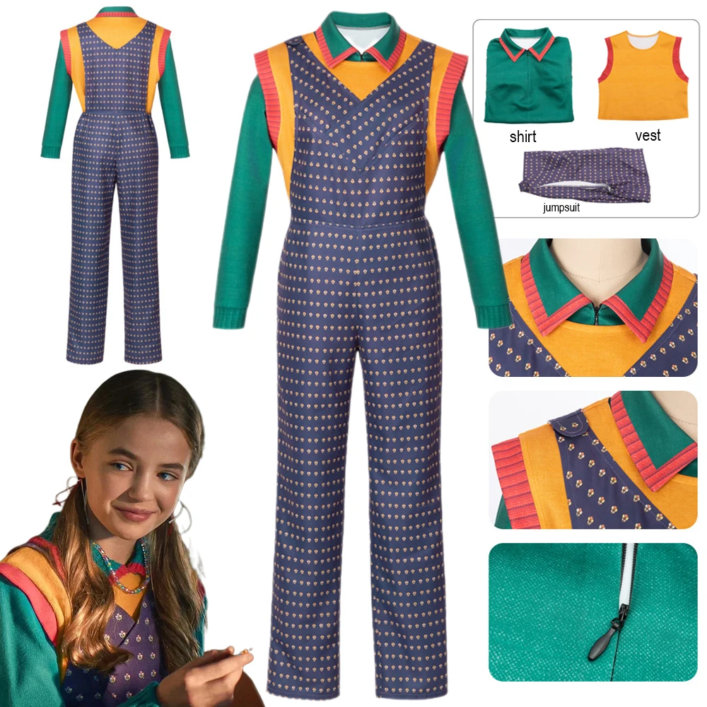 Holly Wheeler Cosplay Costume Shirt Holly Vest Jumpsuit Set Adult Fantasy Women Costume TV Girls Cos Outfits
Holly Wheeler Cosplay Costume Shirt Holly Vest Jumpsuit Set Adult Fantasy Women Costume TV Girls Cos Outfits