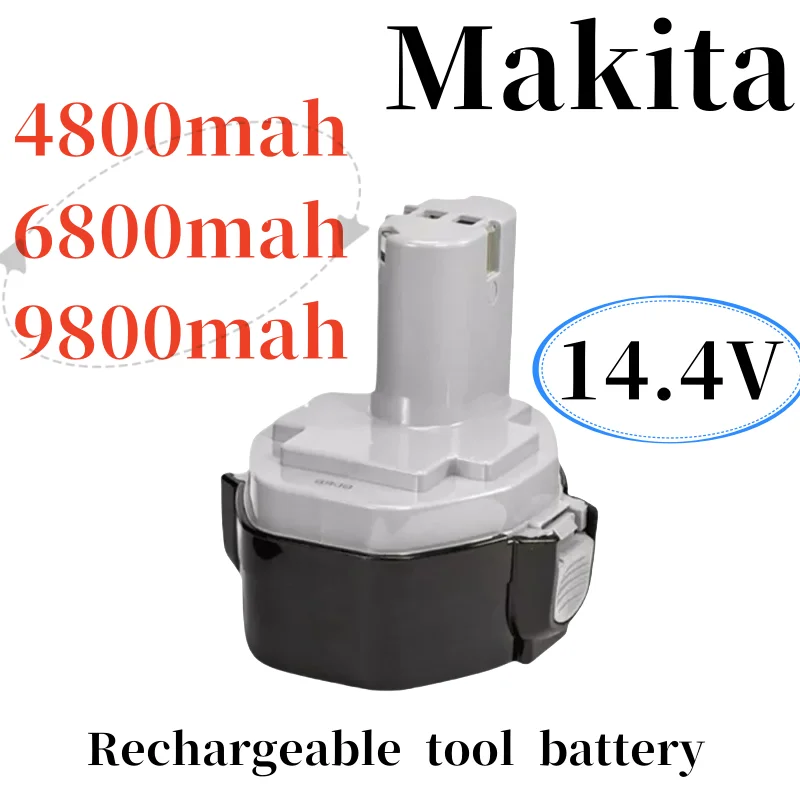 Screwdriver Makita 14.4V 4800/6800/9800mAh electric tool, suitable for series such as 1420, 1422, 1433, 1434, 6228D, 6281D, etc
Screwdriver Makita 14.4V 4800/6800/9800mAh electric tool, suitable for series such as 1420, 1422, 1433, 1434, 6228D, 6281D, etc