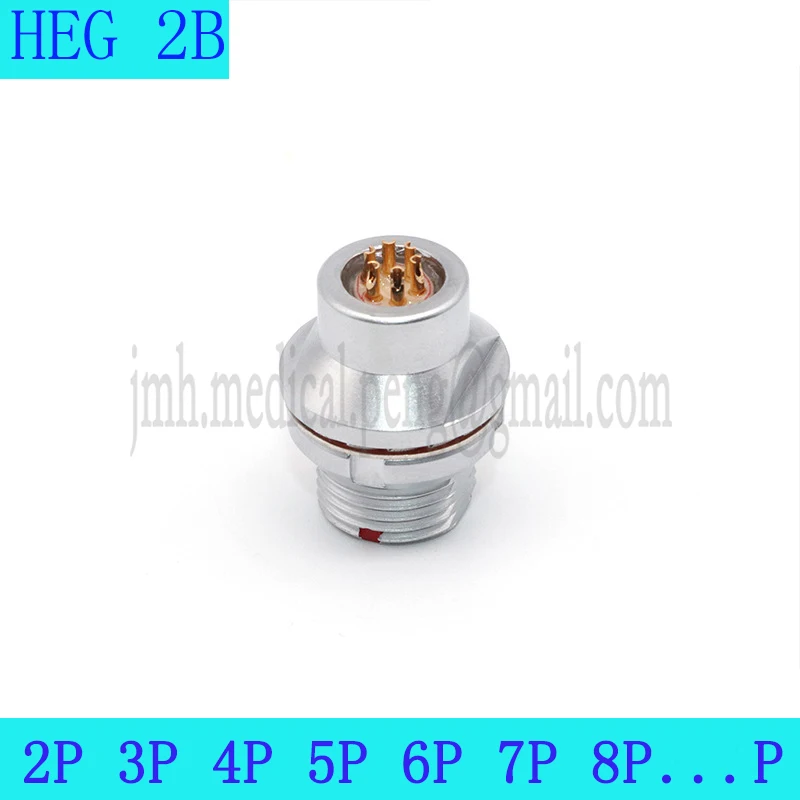 HEG.2B 2 3 4 5 6 7 8 10 Pin Circular Metal Push-in Connector Waterproof Vacuum Seal Aviation Fixed Socket (Back Panel Mounting)
HEG.2B 2 3 4 5 6 7 8 10 Pin Circular Metal Push-in Connector Waterproof Vacuum Seal Aviation Fixed Socket (Back Panel Mounting)