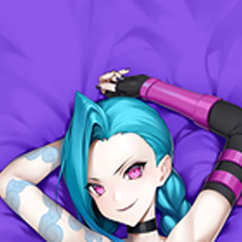 New Pattern Anime Jinx Dakimakura Hugging Body Pillow Cover Case double-sided printing
New Pattern Anime Jinx Dakimakura Hugging Body Pillow Cover Case double-sided printing