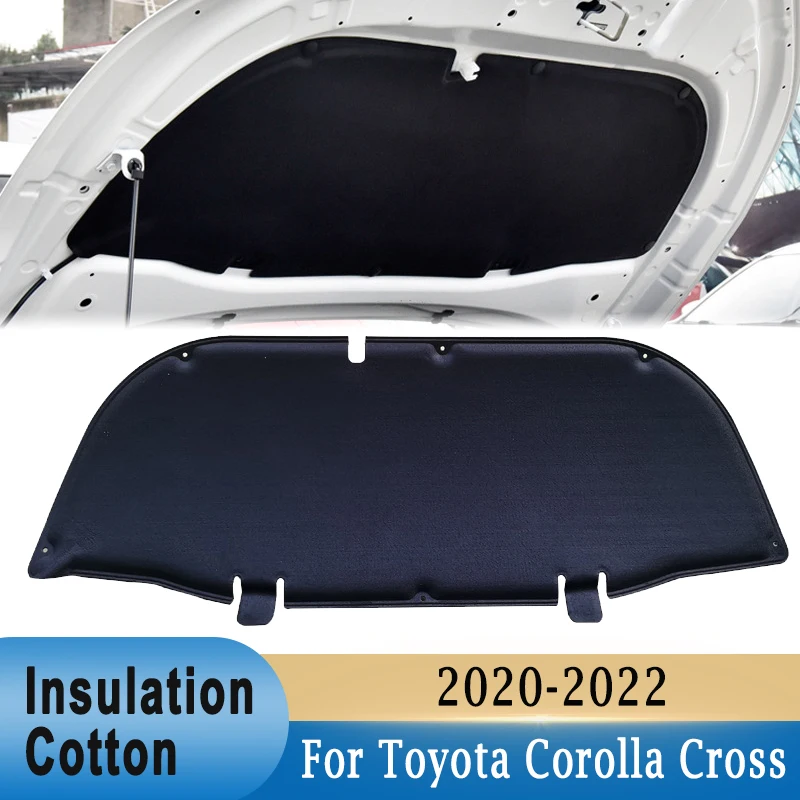 For Toyota Corolla Cross 2020-2022 Front Engine Hood Sound Heat Insulation Cotton Pad Aluminum Foil / Foam Material Mat Cover
For Toyota Corolla Cross 2020-2022 Front Engine Hood Sound Heat Insulation Cotton Pad Aluminum Foil / Foam Material Mat Cover