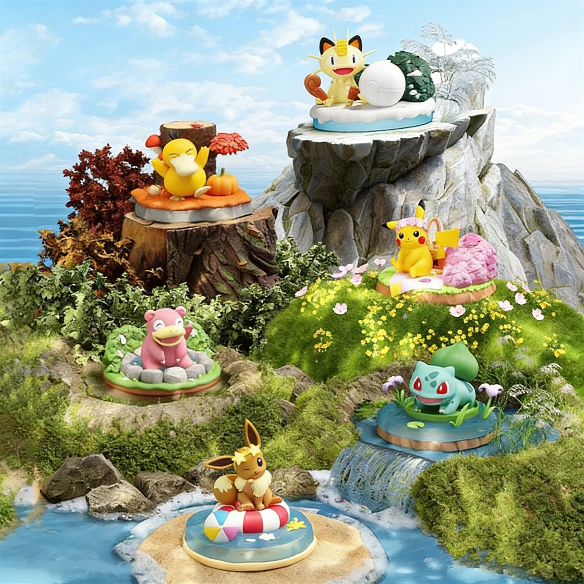 Pokemon Natural Fun Action Figure Pikachu Psyduck Bulbasaur Meowth Eevee Slowpoke Model Decoration Toys For Christmas Gifts
Pokemon Natural Fun Action Figure Pikachu Psyduck Bulbasaur Meowth Eevee Slowpoke Model Decoration Toys For Christmas Gifts