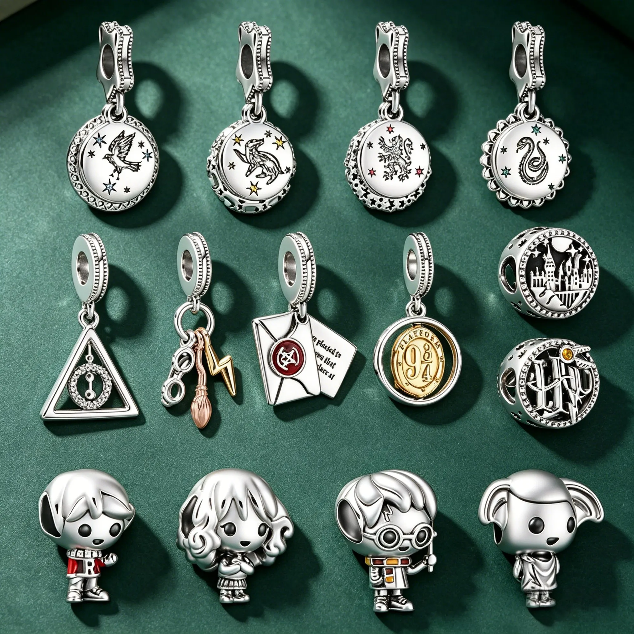 Potter Charm Beads Pendant fit Original Snake Silver Bracelet Necklace Beads for Diy Jewelry Women Gift
Potter Charm Beads Pendant fit Original Snake Silver Bracelet Necklace Beads for Diy Jewelry Women Gift